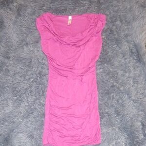 Vanilla Bay Fuchsia Mini Dress